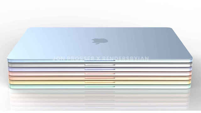 Así podrían ser los colores del nuevo MacBook