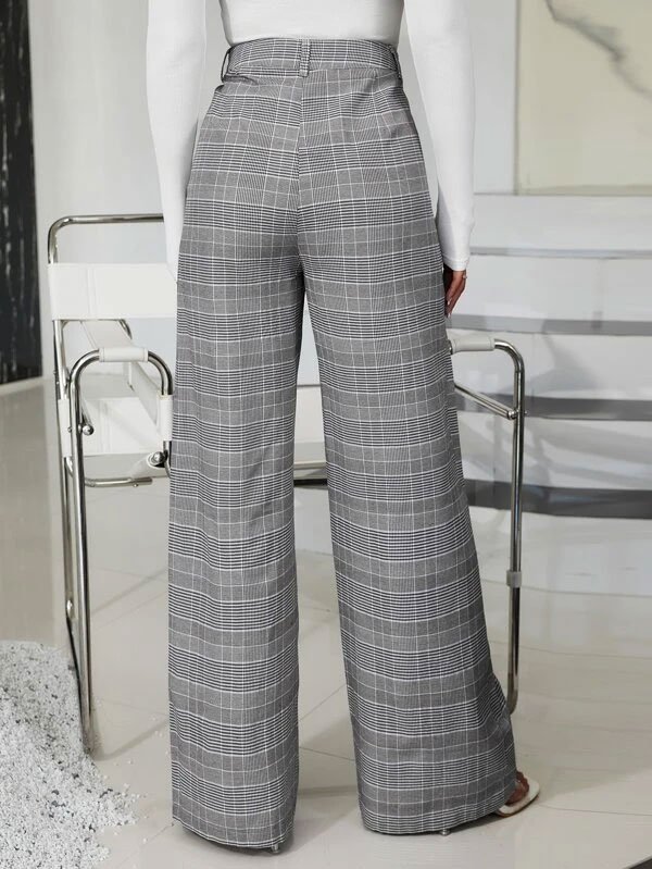 Pantalon a cuadros de Shein