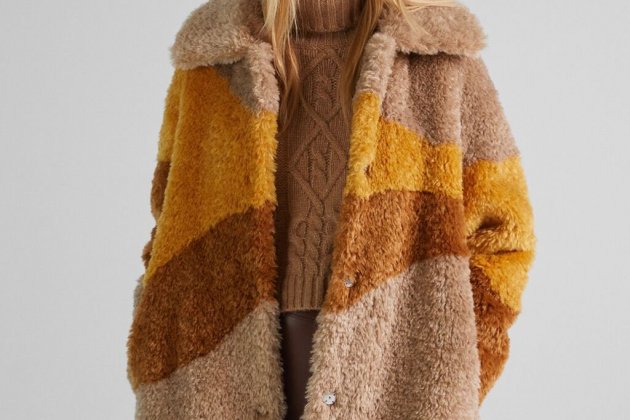 Abrigo de pelo de Bershka1