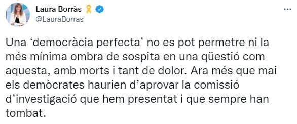 TUIT Laura Borràs II