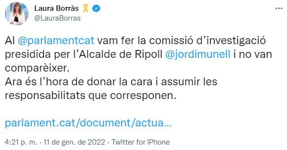 TUIT Laura Borràs III