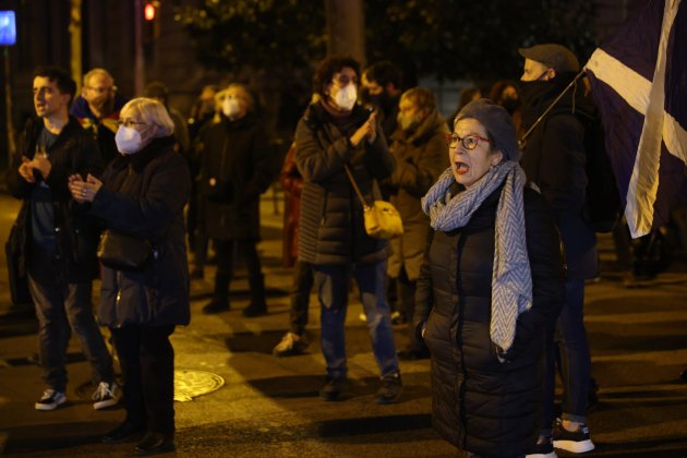 Manifestación en delegación del Gobierno tras palabras de Villarejo sobre CNI y 17-A - Sergi Alcàzar