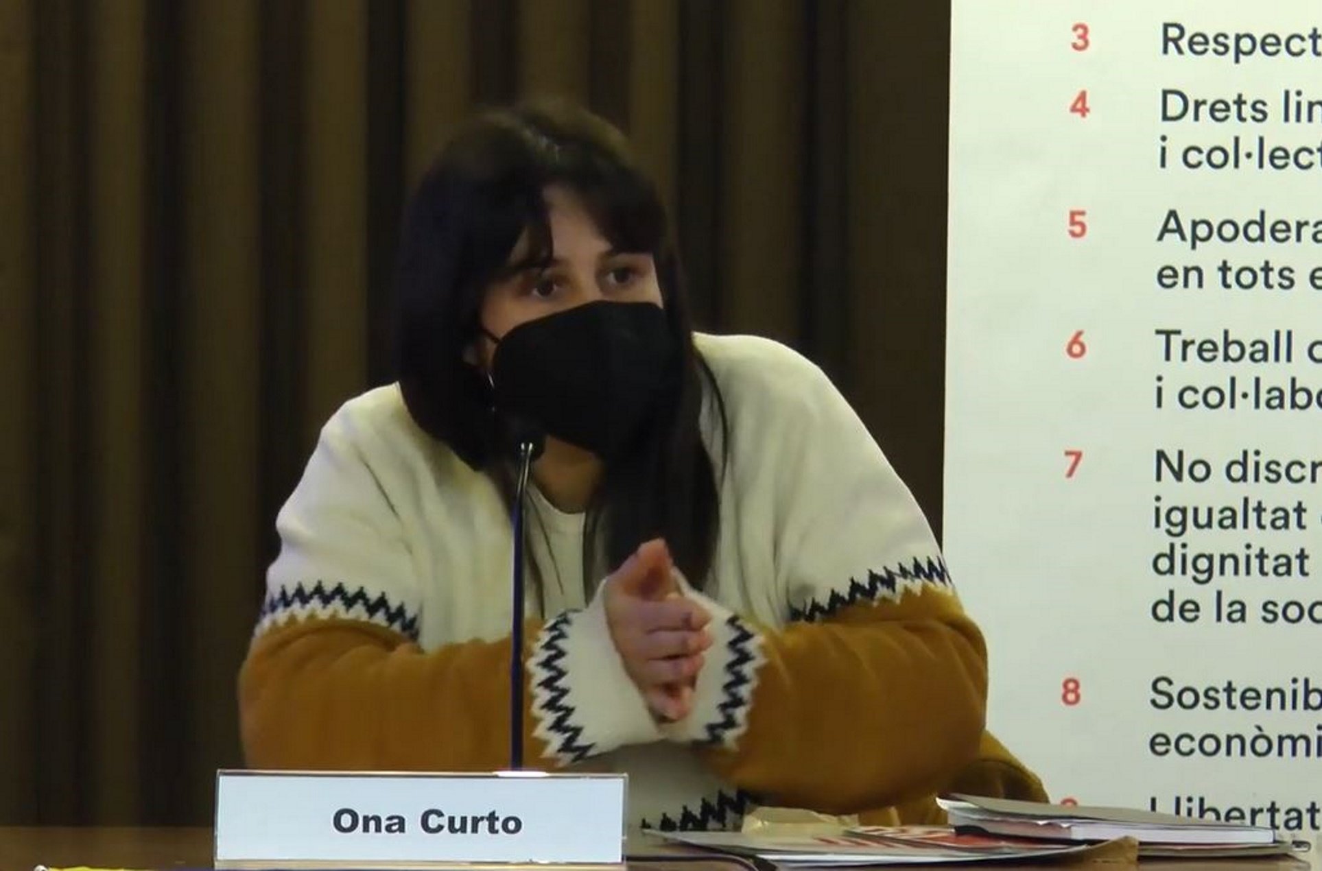 Ona Curto i Villarejo: "Això passa de taca d'oli. Què més hem d'aguantar?"