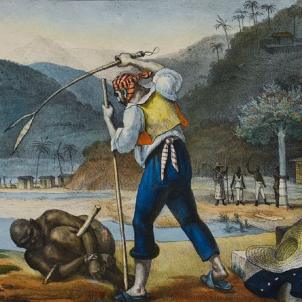 Representació del tràfic d'esclaus / Font: Arxiu d'El Nacional