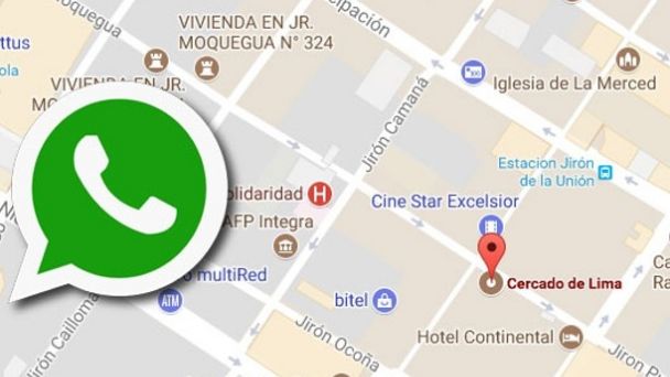 WhatsApp te permite saber la ubicación del otro