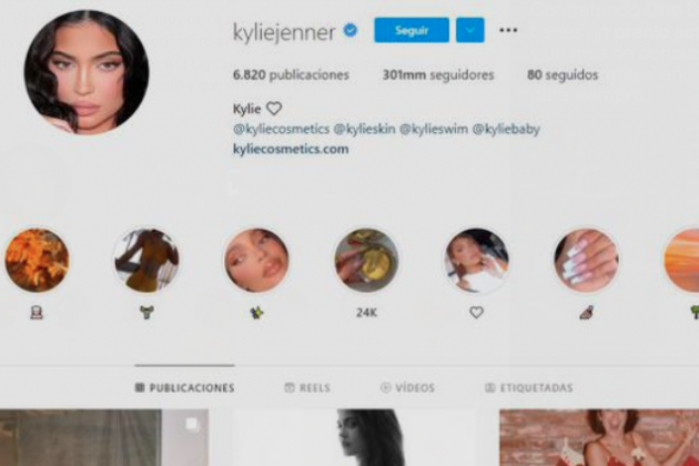 Perfil de Instagram de Kylie Jenner