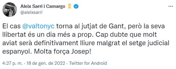 TUIT Aleix Sarri