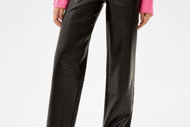 Pantalon efecto piel de cocodrilo de Berhska2
