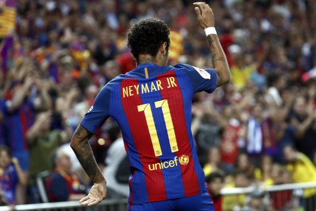 Neymar celebracio gol Barça Alabes EFE
