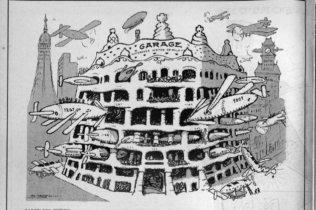 3 Caricatura de la Casa Milà. L'Esquella de la Torratxa