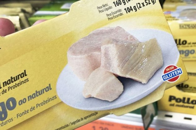 Pollo en lata de Hacendado a la venta en Mercadona
