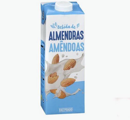 Bebida de almendras de Hacendado a la venta en Mercadona