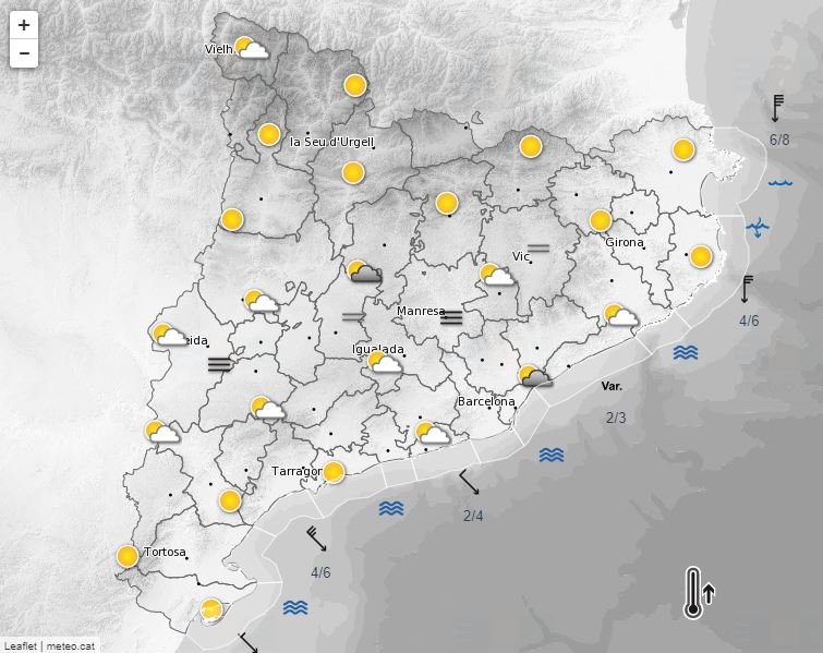 Predicción 21 enero Meteocat Predicción 21 enero Meteocat