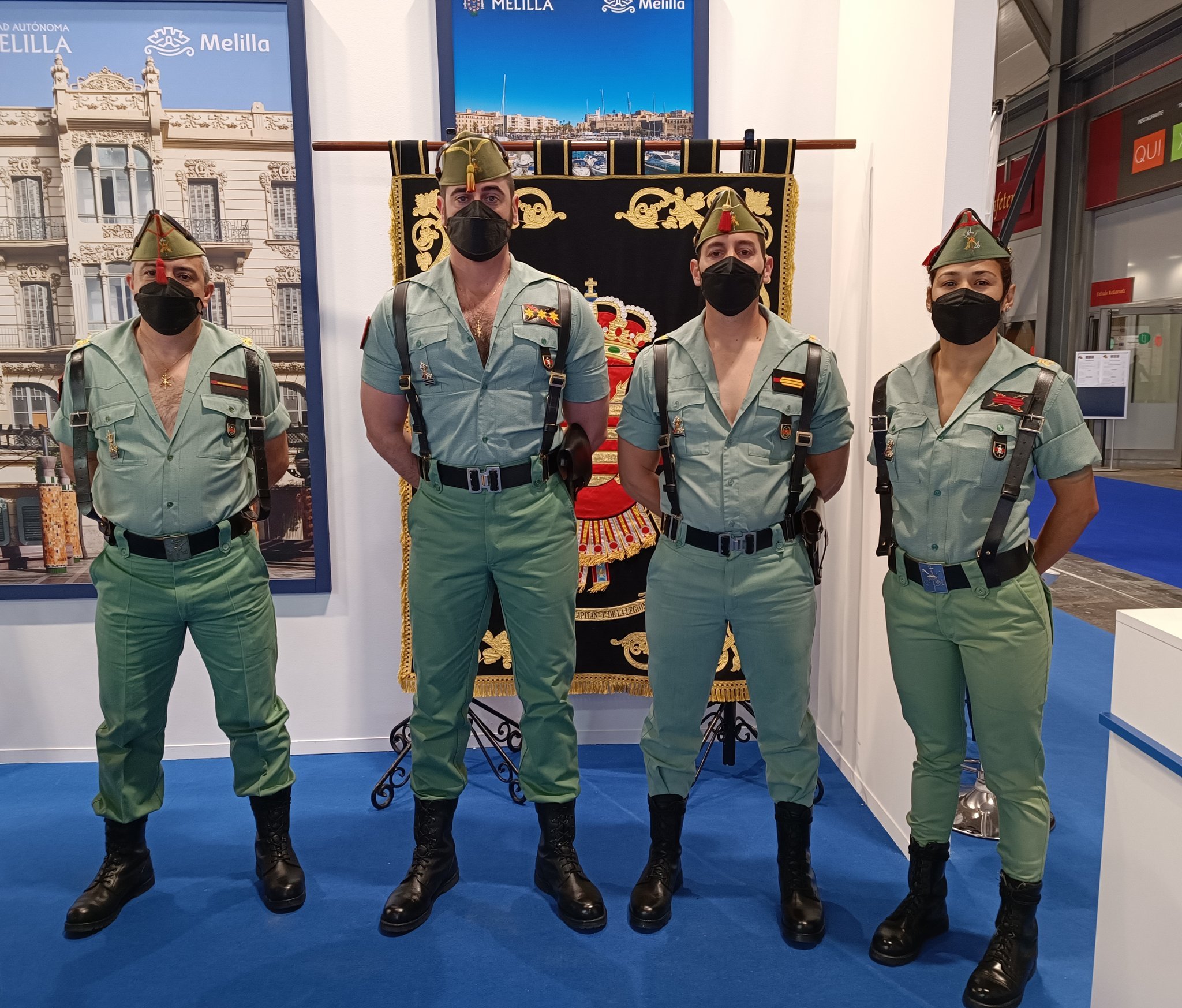 Melilla promociona la legión como su principal atractivo turístico en Fitur