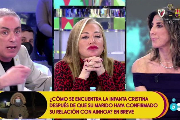 Paz Padilla s'enfronta als seves compañeros / MEDIASET