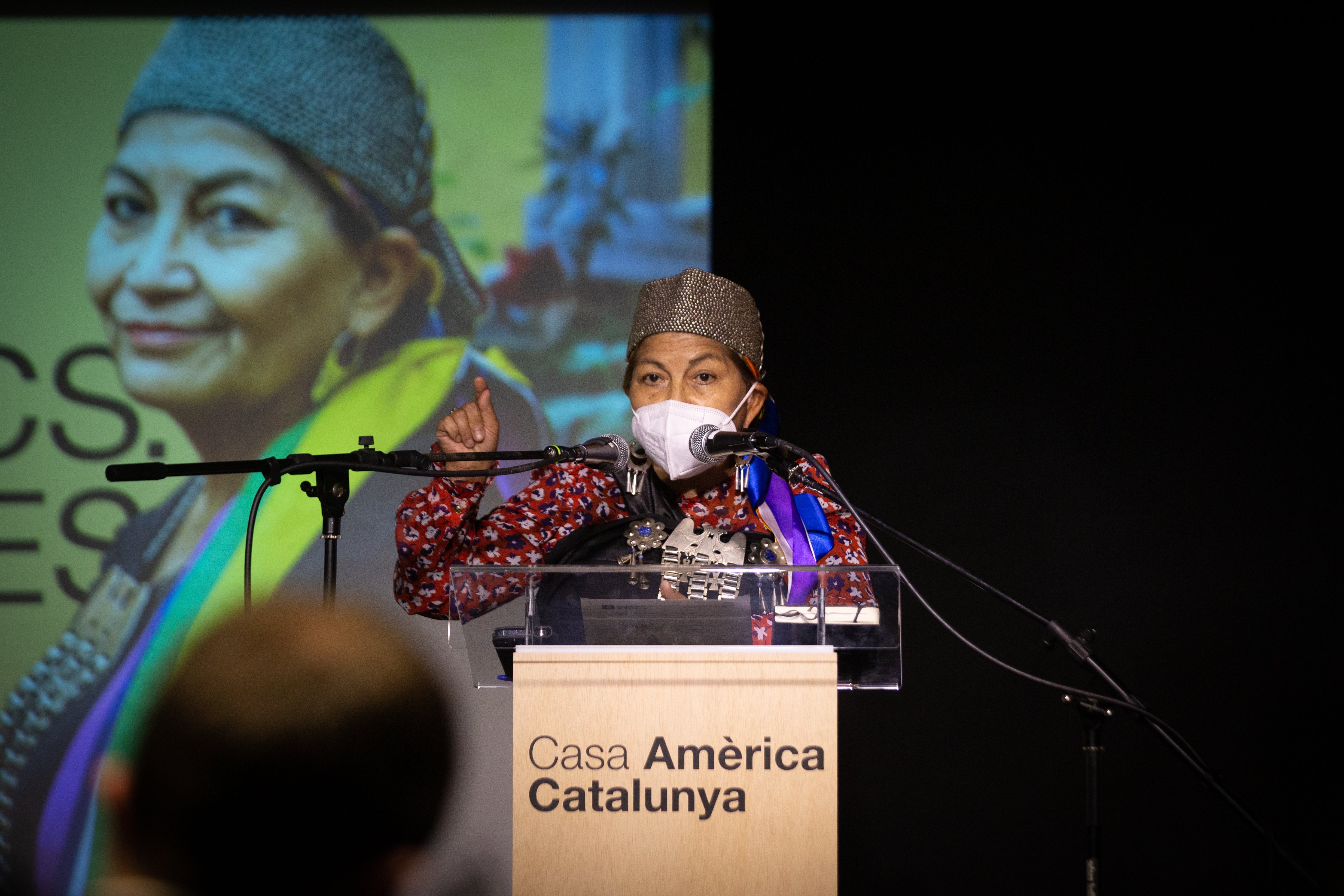 Una activista mapuche, en Catalunya: "La lengua es un derecho humano fundamental"