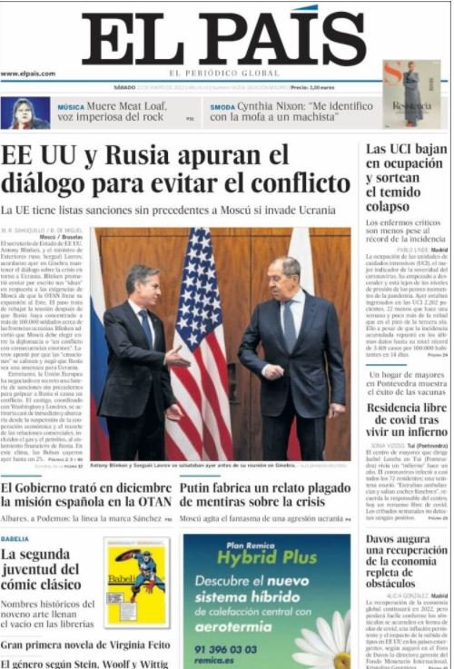 el pais 22 de enero