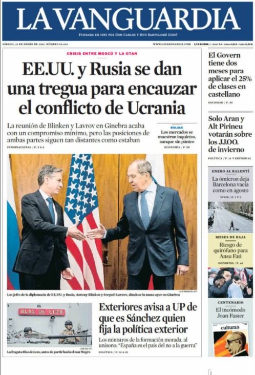 la vanguardia 22 enero