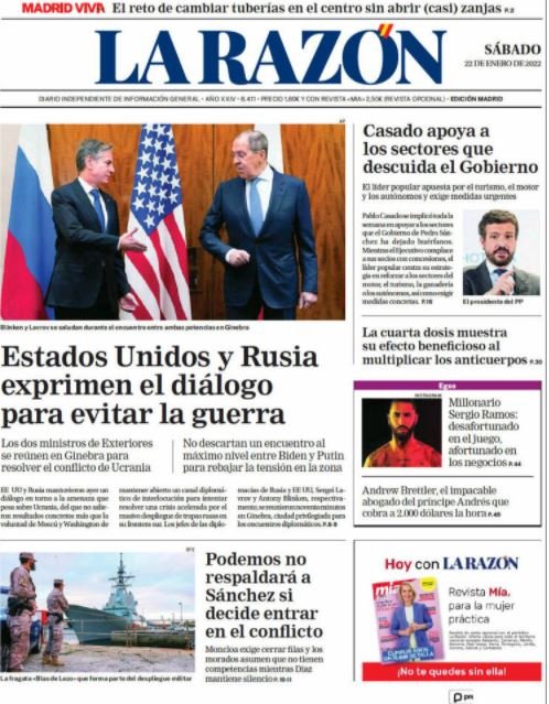 la razon 22 enero