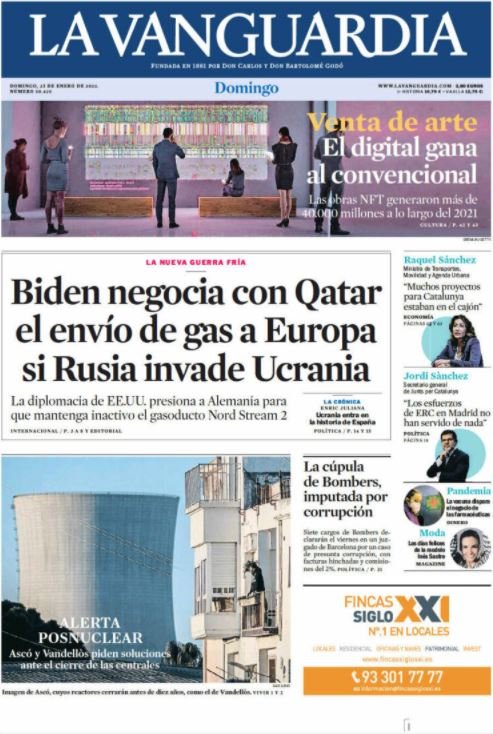la vanguardia 23 gener la vanguardia 23 gener