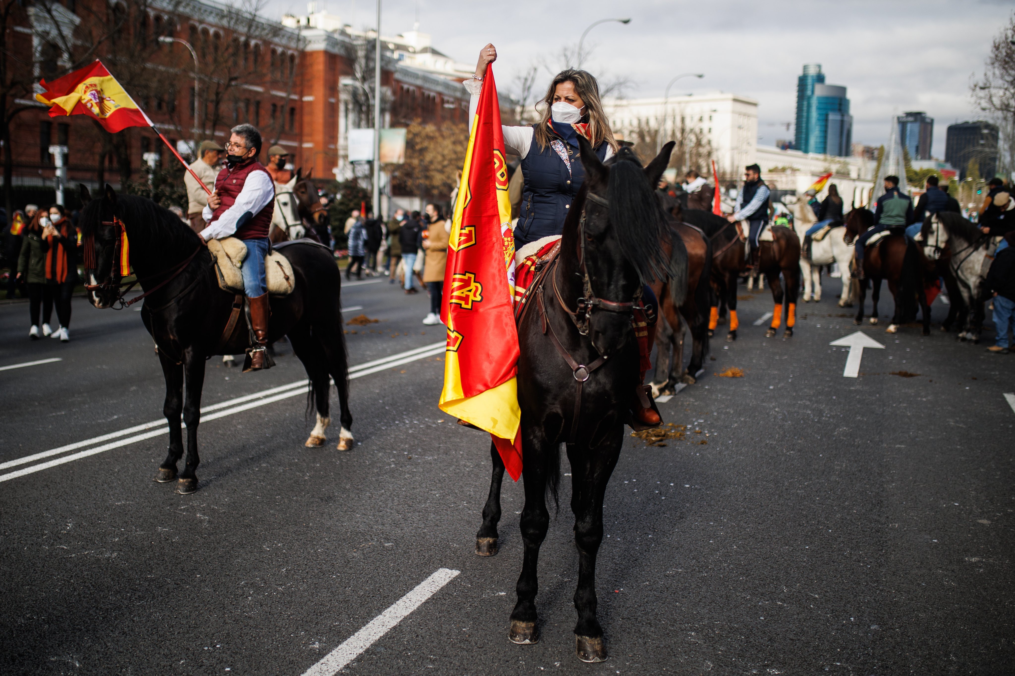 Manifestación agricultura Madrid. - Europa Press