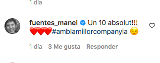 manel fuentes comentari clara cabezas ig