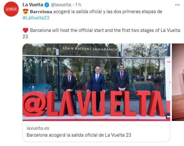 La Vuelta Barcelona TUIT