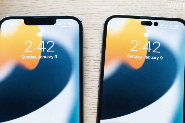 Supuesto modelo de iPhone 14