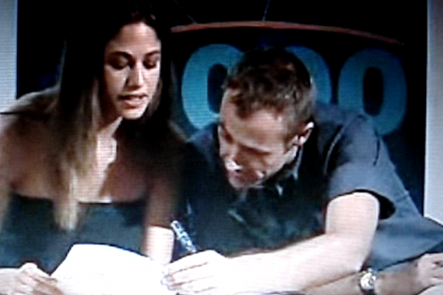 Martina Klein y Jordi González en Les 1000 i una TV3