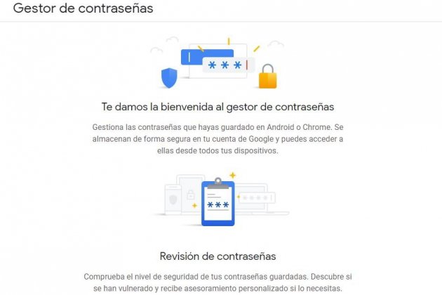 gestión de contraseñas