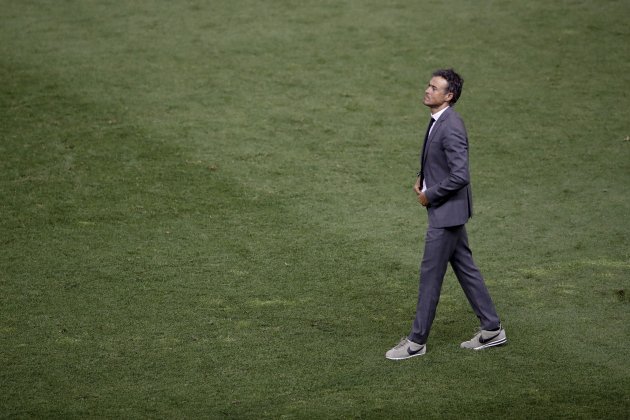 Luis Enrique final Copa del Rey césped Vicente Calderon EFE