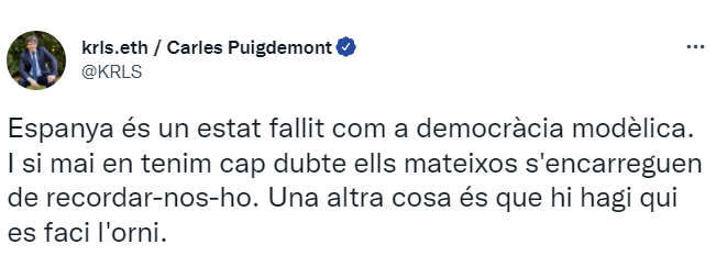 tuit puigdemont