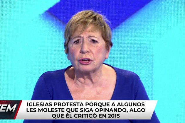 Celia Villalobos contra hijos Pablo Iglesias Cuatro