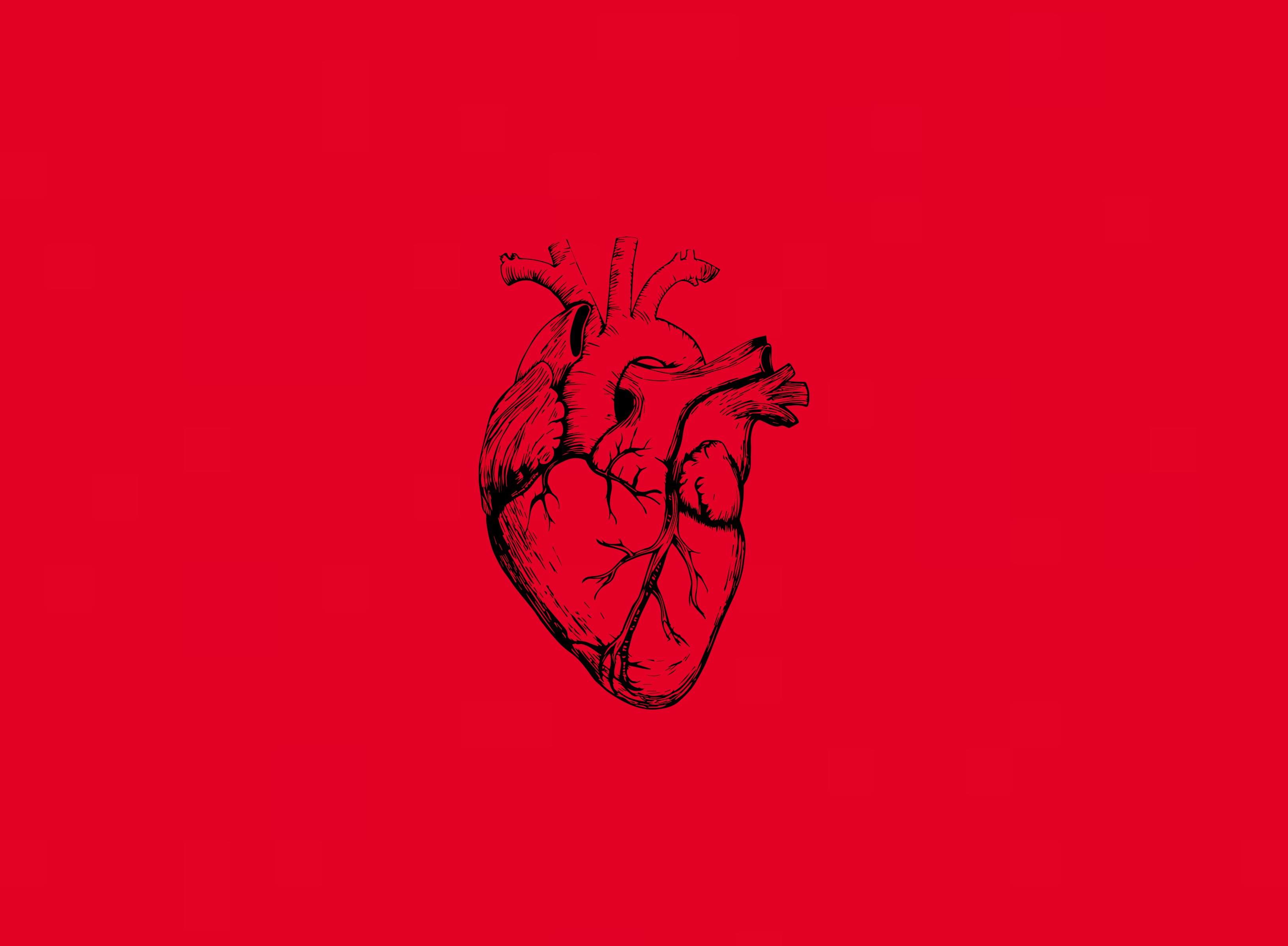 Corazón rojo