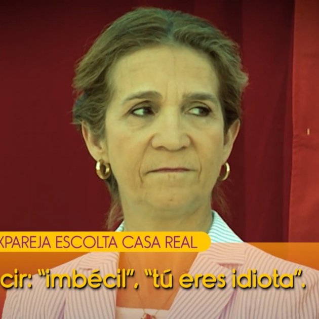 Infanta Elena insultos escolta Telecinco Infanta Elena insultos escolta Telecinco