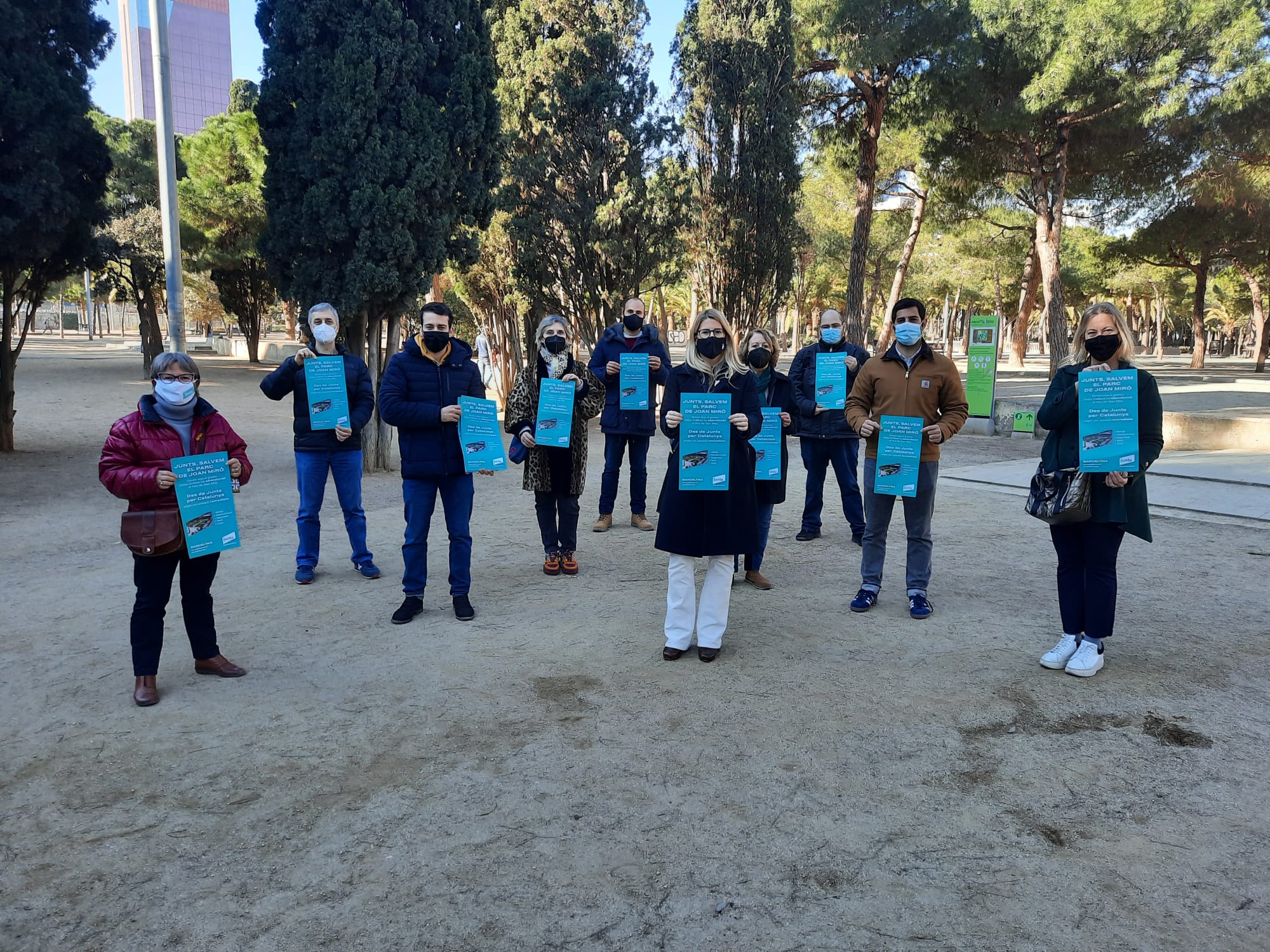 Junts denuncia la deixadesa de Colau amb el Parc de Joan Miró