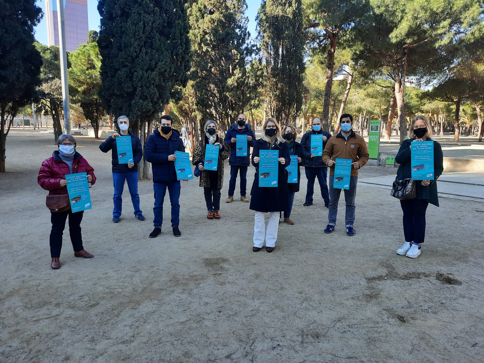 Junts denuncia la dejadez de Colau con el Parque de Joan Miró