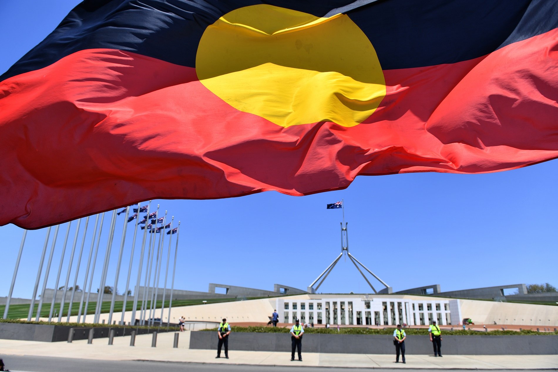 Gest del govern australià amb els aborígens