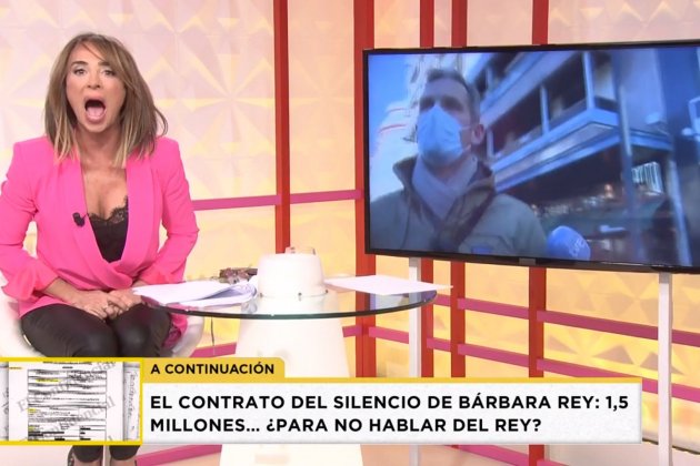 María Patiño sobre Iñaki Urdangarin boca abierta Telecinco