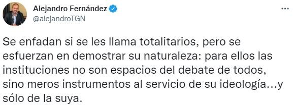 TUIT Alejandro Fernández