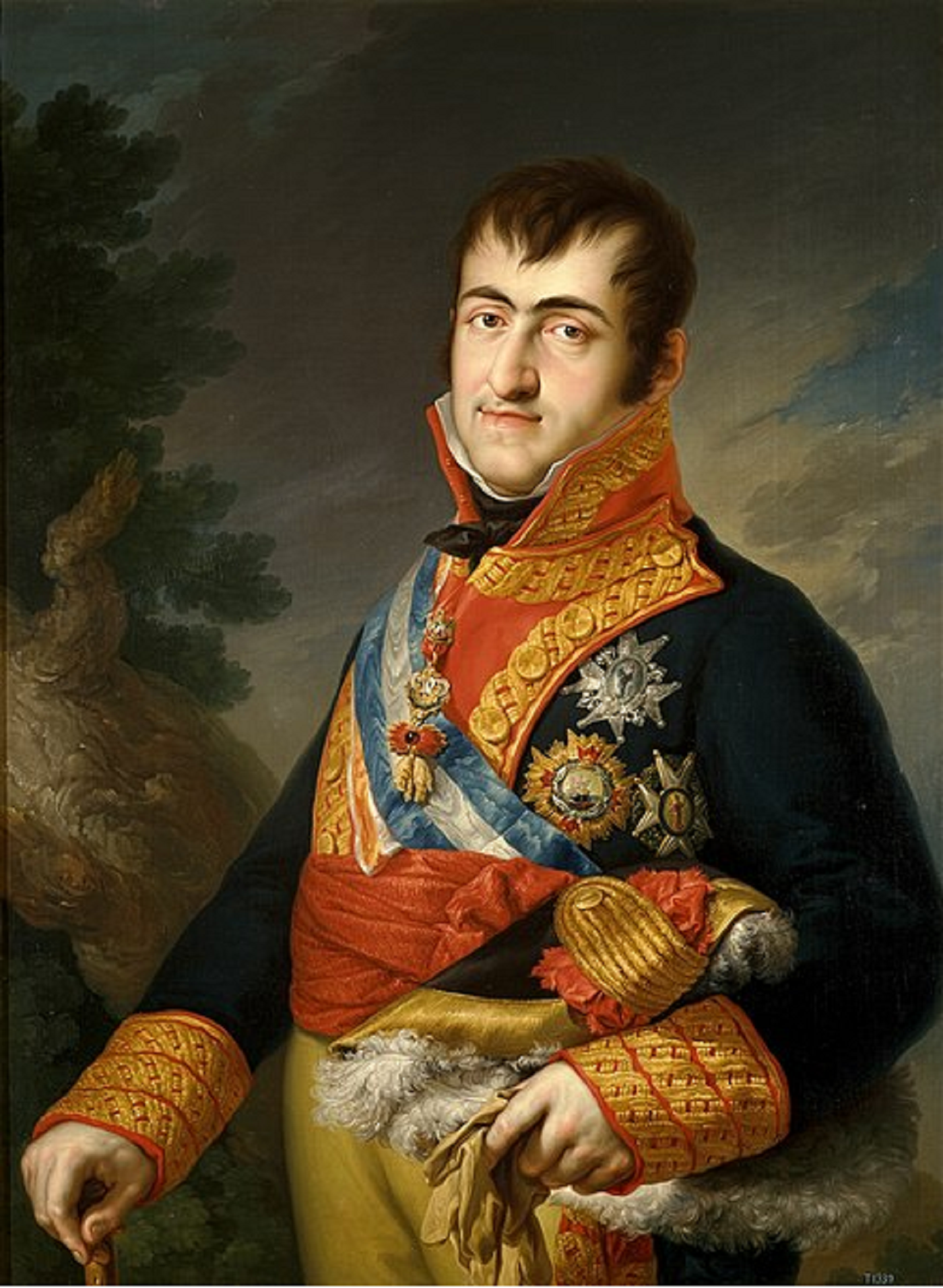La familia de Fernando VII, el "rey Felón"