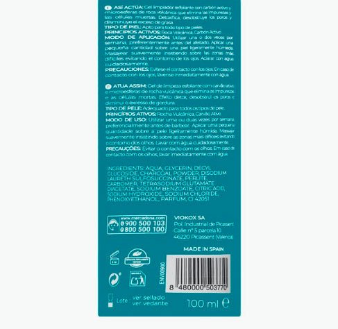 Exfoliante facial hombre Deliplus todo tipo de pieles