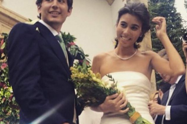 Tatiana Shin el día del seu casament