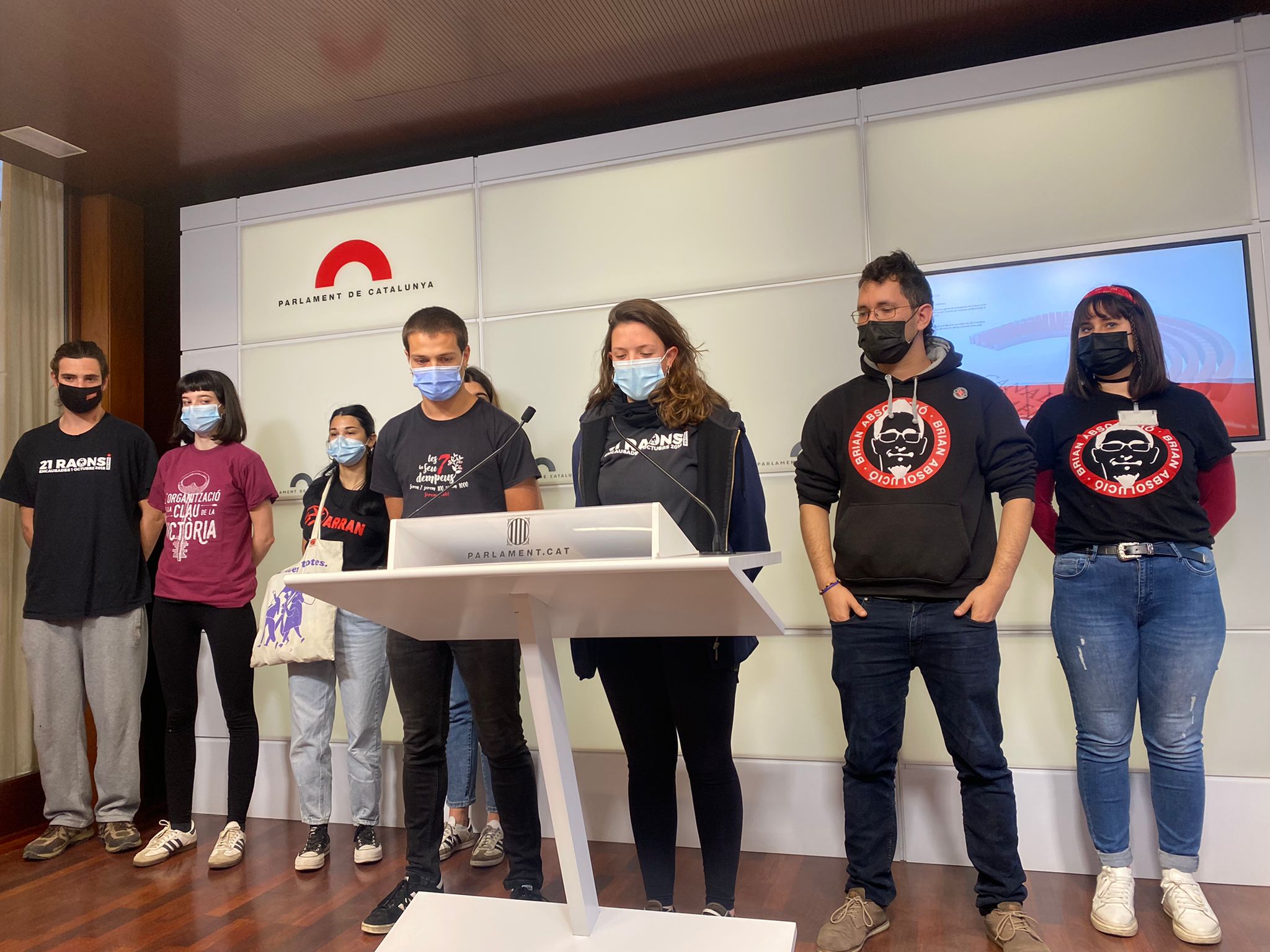 Grupos de apoyo a encausados culpan al Govern de la represión: "Parad esto"