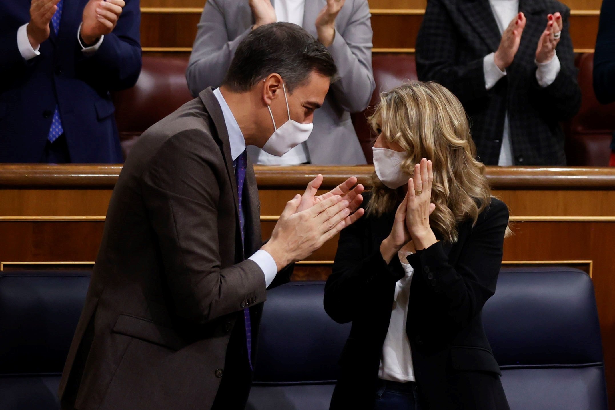 Enfrentamiento entre Yolanda Díaz y Sánchez por haber enterrado la independencia del Sáhara