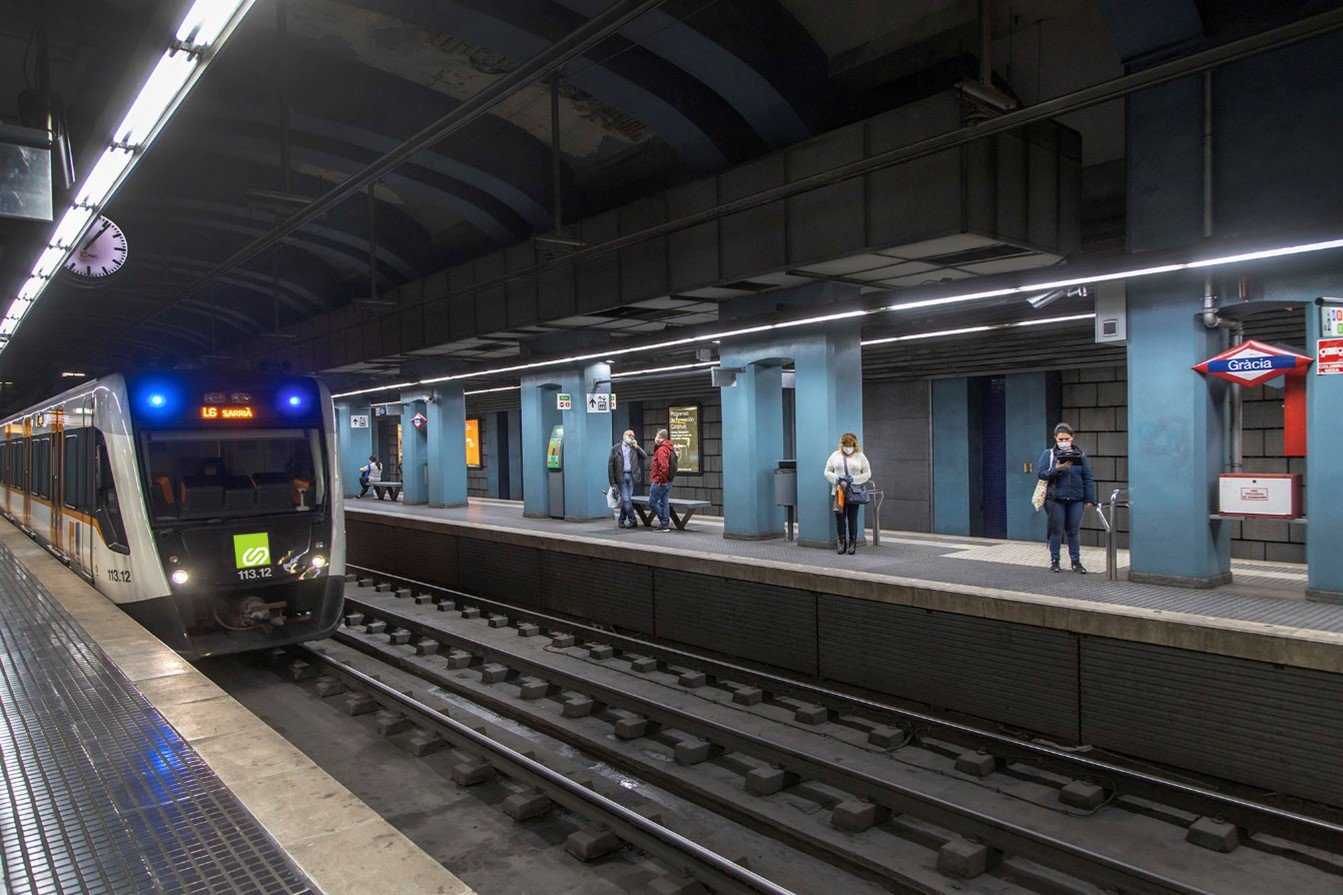 Las obras para conectar las líneas de Ferrocarriles de plaza Espanya y Gràcia empezarán el 8 de enero