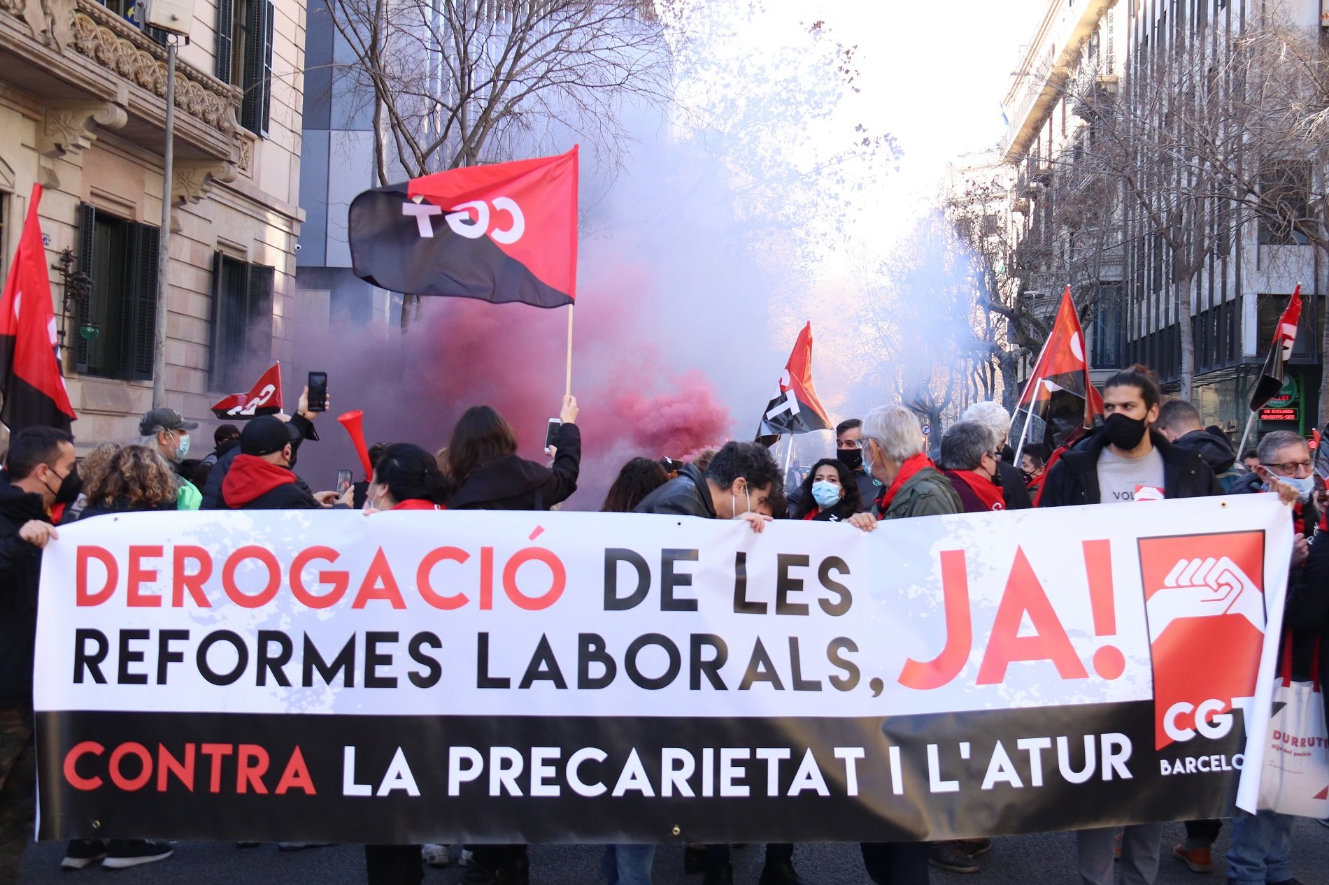 protesta CGT reforma laboral ACN