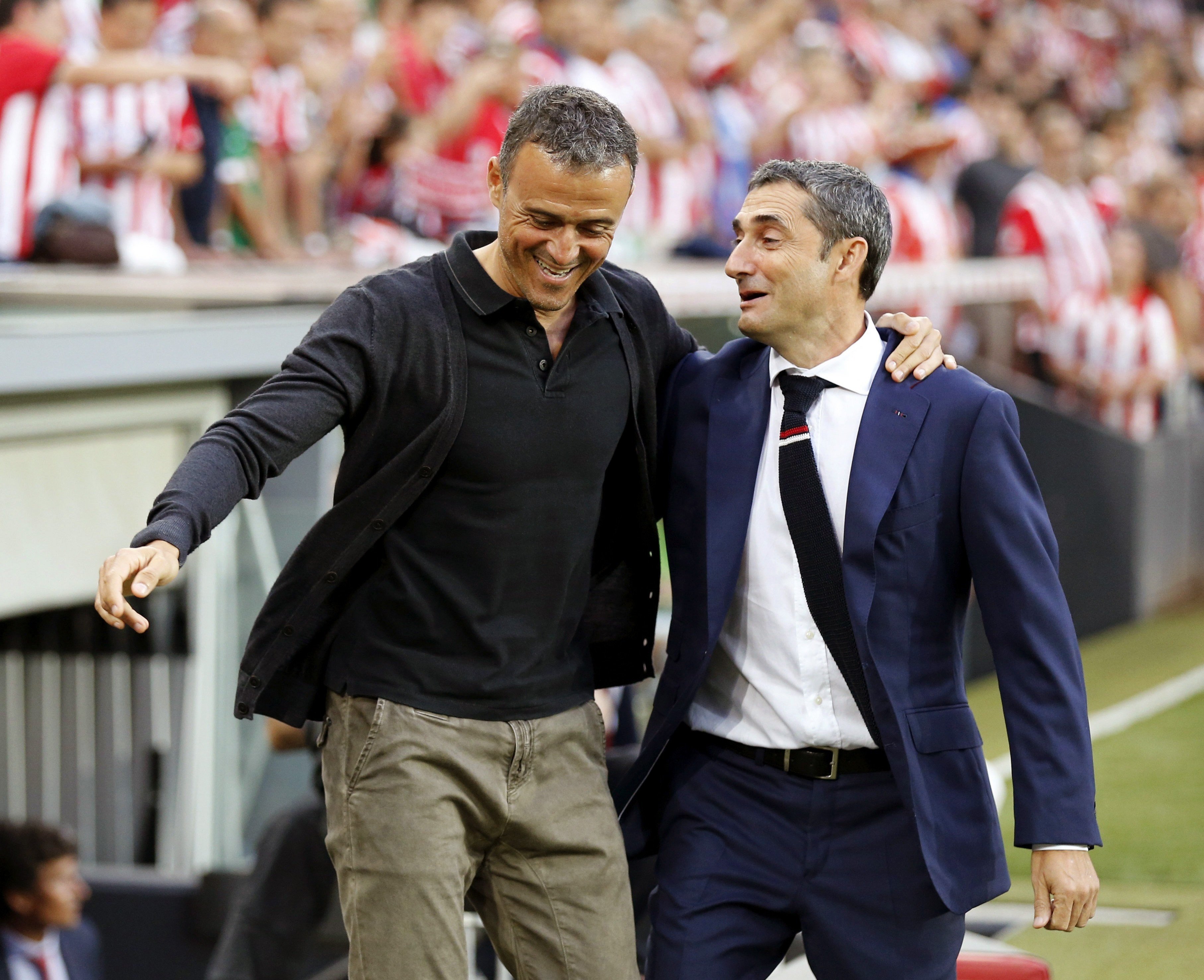 Guardiola y Luis Enrique apoyan a Valverde: "No se merece esto"