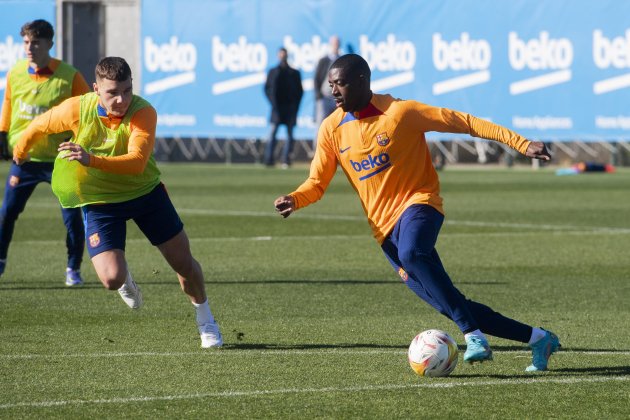 Dembele entrenamiento Barca FC Barcelona