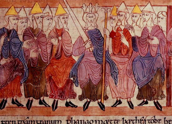 Representació dels invasors germanics (segle VI). Font Historical Association of England